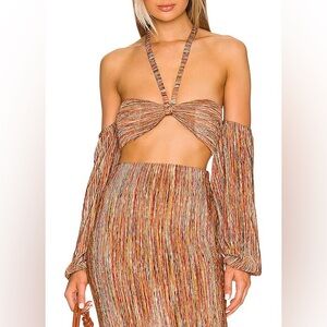 Ronny Kobo Collection Multicolor Skirt Set